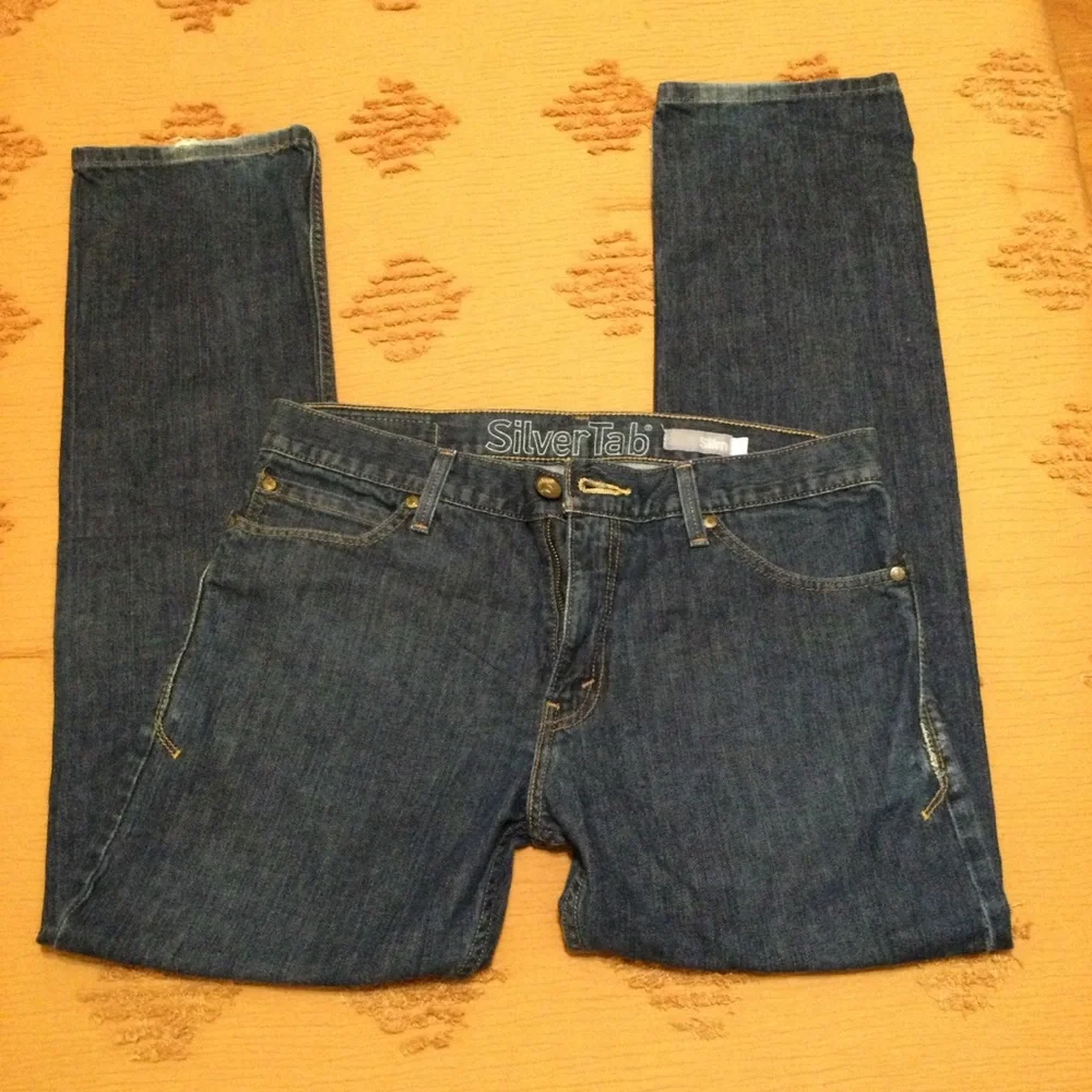 Mens Levi's Silver Tab Label Jeans size 32×30 slim